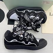 Lanvin Curb Sneaker Black Grey FM-SKRK11-REFL-P2210 - 2