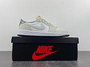 Air Jordan 1 Retro Low White Ghost Green Black DM7837-103 - 6