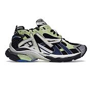 Balenciaga Runner Green Blue Black Grey 677403W3RB55179 - 1