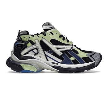 Balenciaga Runner Green Blue Black Grey 677403W3RB55179