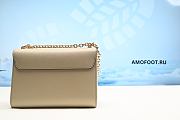 LV Twist MM Epi leather Quartz White 9.1 x 6.7 x 3.7 inches - 2
