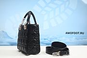 MEDIUM LADY DIOR BAG Black Cannage Lambskin M0565ONHY_M900 24 x 20 x 11 cm - 5