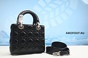 MEDIUM LADY DIOR BAG Black Cannage Lambskin M0565ONHY_M900 24 x 20 x 11 cm - 4