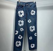 Denim Tears x Levi's Cotton Wreath Jean Light Wash SS21 - 1