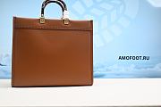 Fendi Sunshine Large Brown leather shopper 35x21.5x40.5cm - 2