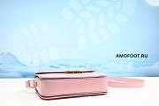 Celine Mini Triomphe in Lizard Light Pink 12 X 9.5 X 4 CM - 4