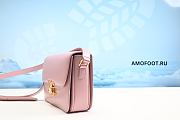 Celine Mini Triomphe in Lizard Light Pink 12 X 9.5 X 4 CM - 3