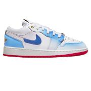Air Jordan 1 Low GS White University Blue FN8895-141 - 1