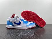 Air Jordan 1 Low GS White University Blue FN8895-141 - 4