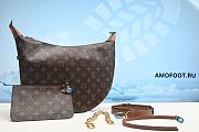 Louis Vuitton Loop Hobo Monogram Canvas Brown 10.2H 15W 3.9D M46311 - 1
