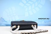 Chanel Vintage Classic Double Flap Quilted Lambskin Gold-tone Medium Black - 6