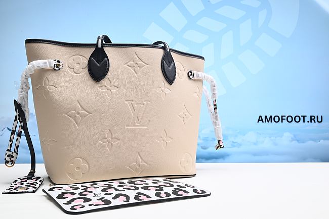 Louis Vuitton Neverfull MM Wild at Heart Cream M58525 - 1