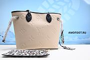 Louis Vuitton Neverfull MM Wild at Heart Cream M58525 - 3