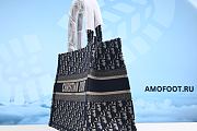 Dior Book Tote Oblique Navy Blue M1286ZRIW_M928 36 x 27.5 x 16.5 cm - 4