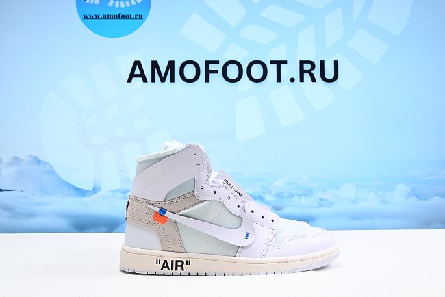 Air Jordan 1 Retro High Off-White White AQ0818-100 - 1