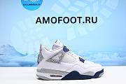 Air Jordan 4 Retro White Midnight Navy DH6927-140 - 1