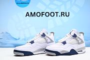 Air Jordan 4 Retro White Midnight Navy DH6927-140 - 4