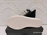 Rick Owens Jumbo Lace Padded Sneaks Low Black Milk  RU02C7893-311 - 4