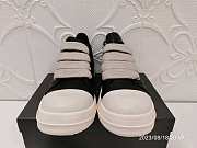 Rick Owens Jumbo Lace Padded Sneaks Low Black Milk  RU02C7893-311 - 2