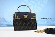 Fendi Fendace La Medusa Medium Handbag 25x22x15(cm)  - 1