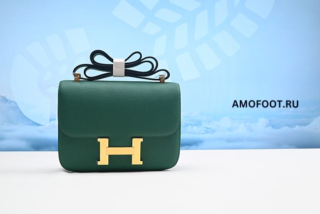 Hermes Constance 24 Vert in Green 24cm - 1