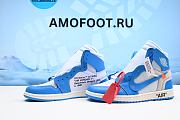 Air Jordan 1 Retro High Off-White University Blue AQ0818-148 - 2