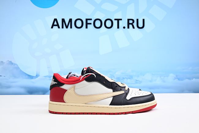 Air Jordan 1 x Travis Scott Low Black Red DM7866-166  - 1