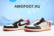 Air Jordan 1 x Travis Scott Low Black Red DM7866-166  - 4