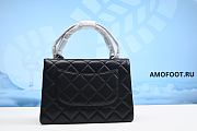 Chanel Small Trendy CC Black Lambskin Ruthenium Hardware - 4