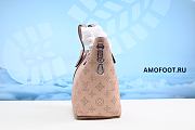 Louis Vuitton Tote Hina Monogram Mahina PM Galet 8.5H 9W 4.75D - 6