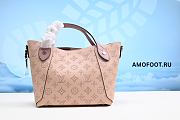 Louis Vuitton Tote Hina Monogram Mahina PM Galet 8.5H 9W 4.75D - 2