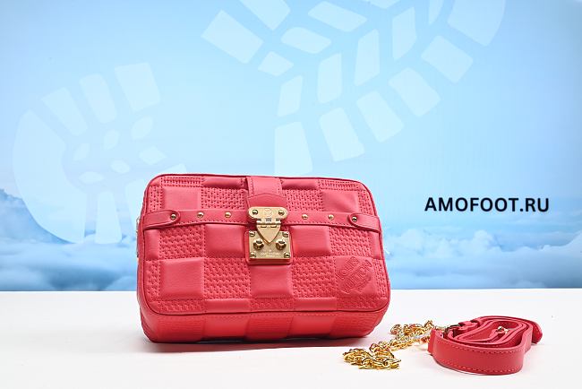 Louis Vuitton Troca PM Damier Quilt Pink 5.9H 8.7W 2.4D - 1