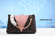 LOUIS VUITTON  V Tote BB Monogram Canvas Shoulder Bag Rose Poudre - 4