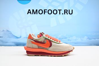 Nike LD Waffle sacai CLOT Kiss of Death Net Orange Blaze DH1347-100