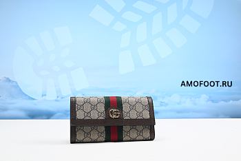 Gucci Women's Ophidia GG Continental Wallet 19x10x3.5cm