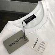 Balenciaga Oversized T-shirt White - 6