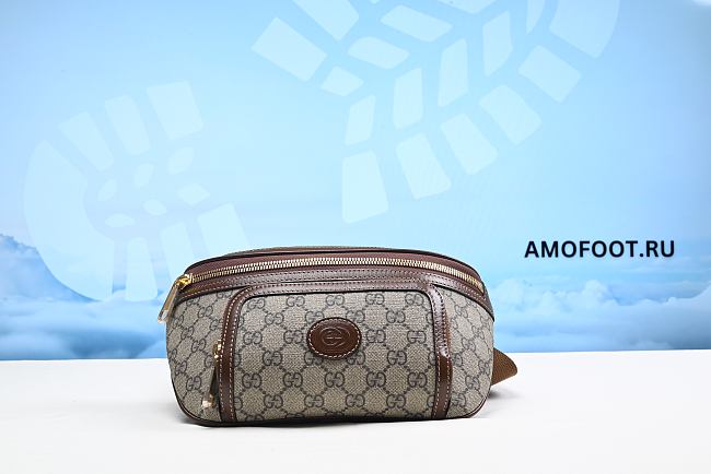 Gucci Interlocking G Logo Monogram Belt Bag 23x12x2.5cm - 1