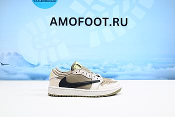 Air Jordan 1 Retro Low Golf Travis Scott Neutral Olive FZ3124-200