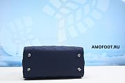 Medium Lady Dior Bag Deep Ocean Blue Cannage Lambskin 24x20x11cm - 2