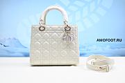 Mini Lady Dior Bag Latte Cannage Lambskin 17x15x7cm - 1