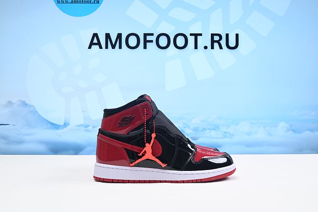 Air Jordan 1 Retro High OG Patent 'Bred' 555088-063 - 1