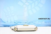 Prada Woman White Leather Shoulder Bag - 6