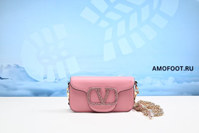 Valentino Garavani Locò small shoulder bag in calfskin 20cm - 1