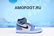 Air Jordan 1 Retro High White University Blue Black 555088-134 - 1