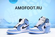Air Jordan 1 Retro High White University Blue Black 555088-134 - 4