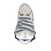 Lanvin Curb leather sneakers in Grey - 5