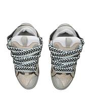 Lanvin Curb leather sneakers in Grey - 2