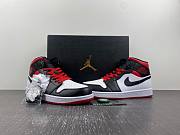 Air Jordan 1 Mid Gym Red Black Toe DQ8426-106 - 4