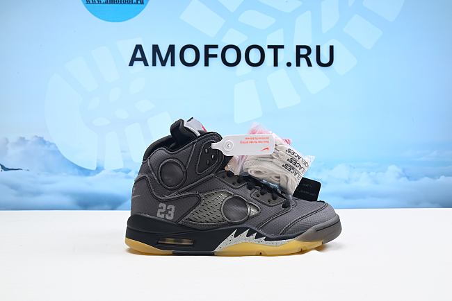 Air Jordan 5 Retro Off-White Black CT8480-001 - 1