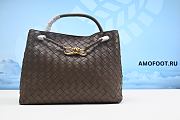 Bottega Veneta Taupe Andiamo Bag 32cm - 1